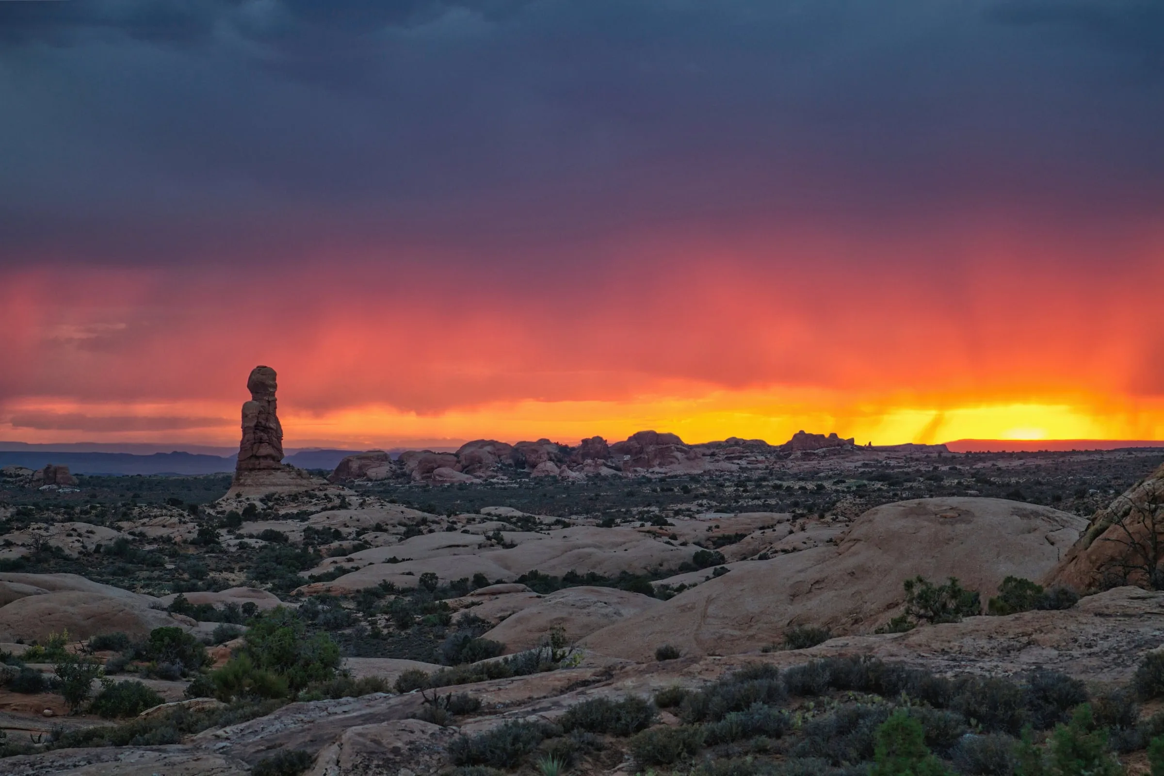 Sunset at Moab National Park